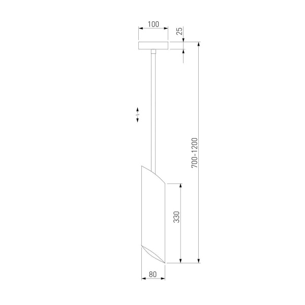 Подвесной светильник Eurosvet Dome Elegante 50245/1 черный