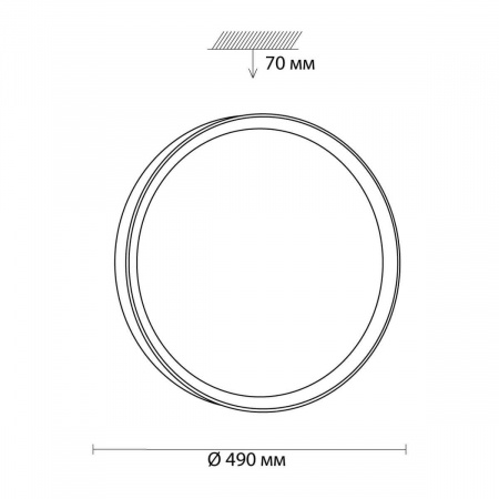 Настенно-потолочный светильник Sonex Tan Woodi 3019/EL