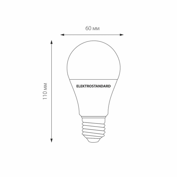 Лампа светодиодная Elektrostandard E27 17W 6500K матовая a052538