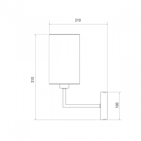 Бра Eurosvet Soffio 60134/1 никель