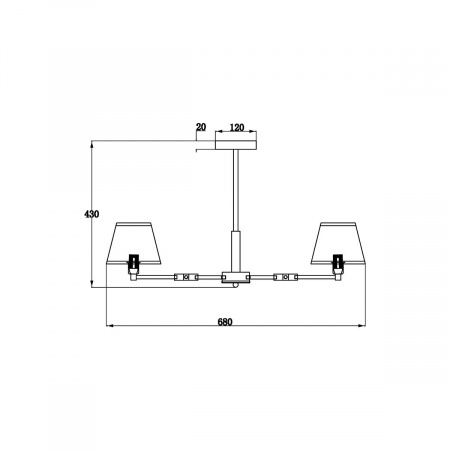 Потолочная люстра Vele Luce Adele VL4003L06