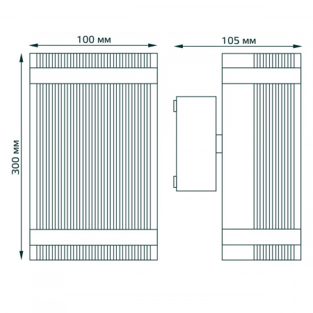 Уличный настенный светильник Gauss Electra GD162