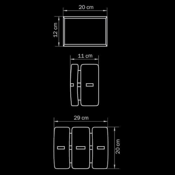 Настенный светильник Lightstar Lamella 801616