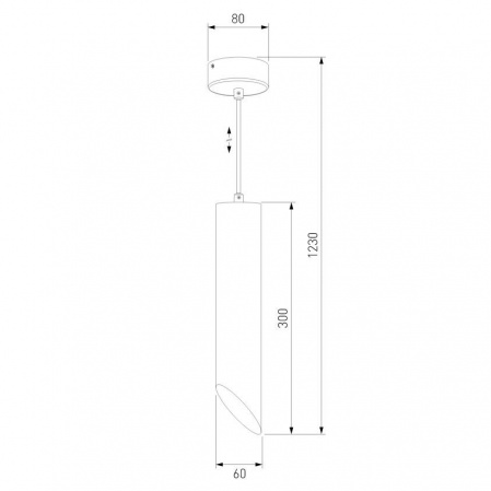 Подвесной светильник Eurosvet 7011 MR16 WH/GD белый/золото