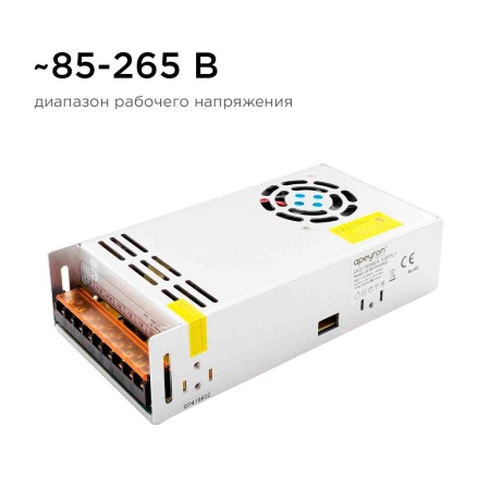 Блок питания Apeyron 12V 400W IP20 33,3A 03-38 Алматы