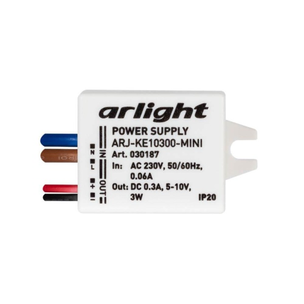 Драйвер Arlight ARJ-KE10300-Mini 5-10V 3W IP20 0,3A 030187 Алматы