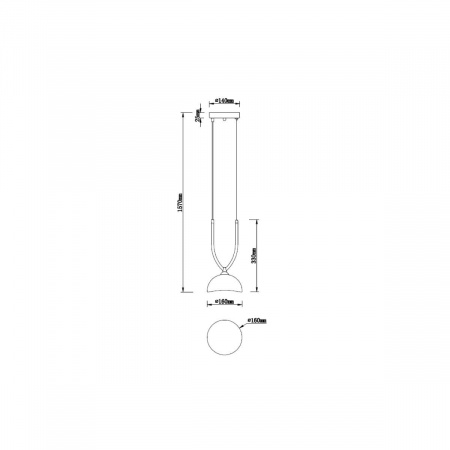 Подвесной светильник Vele Luce Astiy VL5434P01