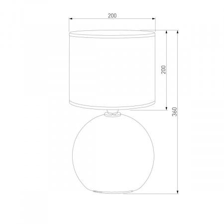 Настольная лампа TK Lighting 5087 Palla