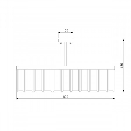 Потолочная люстра Bogates Eclipse 357/8 Smart