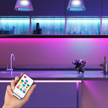 Комплект адресной светодиодной ленты Apeyron 24В 14,4Вт/м smd5050 5м 10-96 Алматы