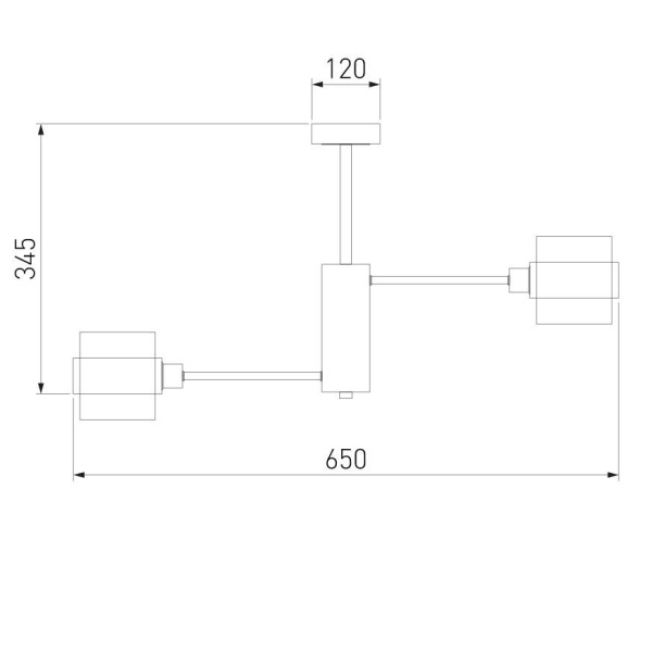 Потолочная люстра Eurosvet Arcada 70127/6 черный