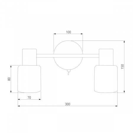 Спот Eurosvet Corso 20089/2 хром