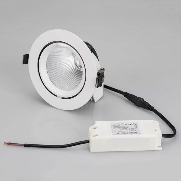 Встраиваемый светодиодный светильник Arlight LTD-Explorer-R130-20W Day4000 024030 Алматы