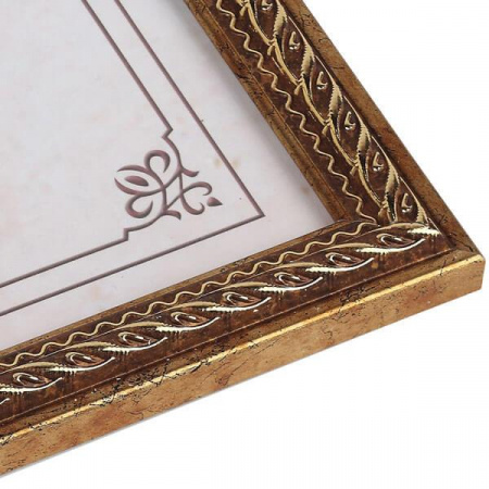 Фоторамка FA пластик Виток золото 10х15 (50/1500) Б0049960