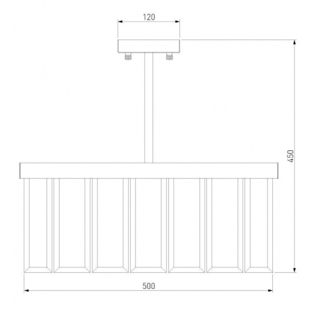 Потолочная люстра Bogates Eclipse 358/5 Smart