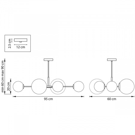 Подвесная люстра Lightstar Croco 815460