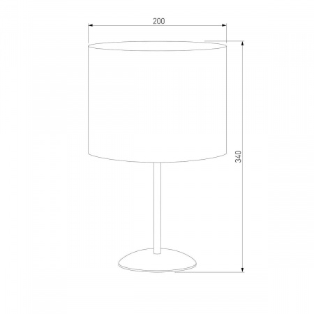 Настольная лампа TK Lighting 5278 Tercino Blue
