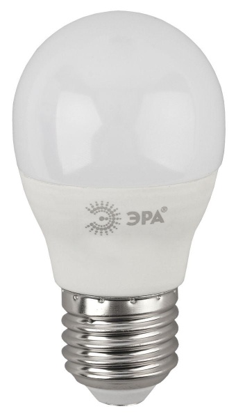 Лампа светодиодная ЭРА E27 10W 2700K матовая LED P45-10W-827-E27 R Б0050698