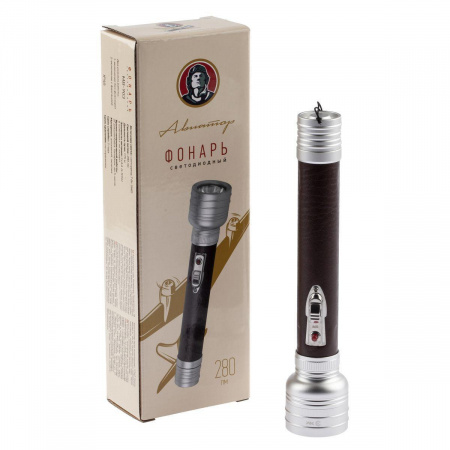 Ручной светодиодный фонарь ЭРА Авиатор от батареек 208х42 280 лм MB-903 Б0046380