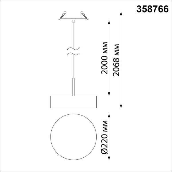 Встраиваемый светодиодный светильник Novotech Spot Prometa 358766